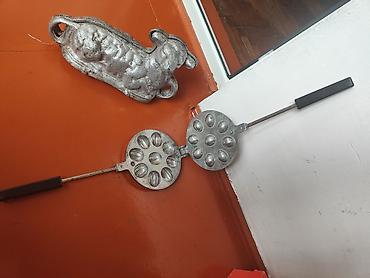 Şirniyyat qəlibləri, rəng - Gümüşü, Metal, Fiqur