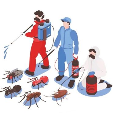 помощь по дому: Дезинфекция, дезинсекция, | Блохи, Вирусы, микробы, Клопы, | Дома, Кафе, магазины, Квартиры