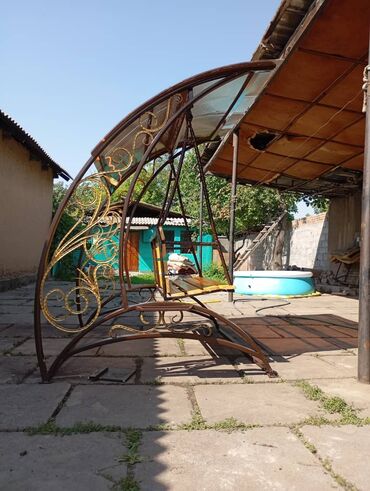 кресло качалка бу: Садовые качели Металл, Со спинкой, С крышей