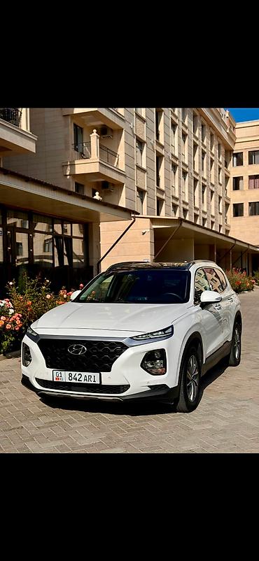 9 c: Прокат Hyndai santafe 2019 года выпуска, 2.0 турбо дизель, в идеальном — 2