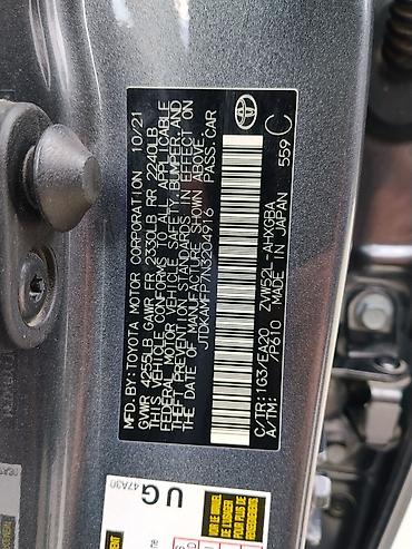 приус прайм: Toyota Prius: 2021 г., Гибрид, Лифтбек — 5