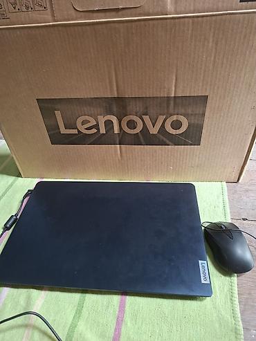 Ноутбук Lenovo 15" с тонкими рамками экрана. Классический матовый