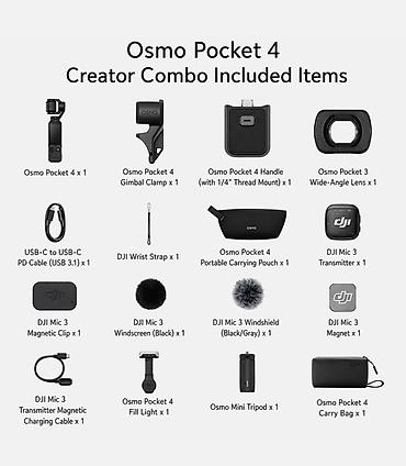 DJI Osmo Pocket 4 CREATOR COMBO ПОЛЬЗОВАЛСЯ ПАРУ РАЗ С МОМЕНТА