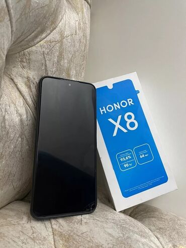 телефон fly ezzy 3: Honor X8, 128 ГБ, цвет - Черный