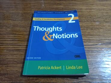 Kitablar, jurnallar, CD, DVD: Thoughts & Notions Second Edition 8₼ Kitab ideal vəziyyətdədir