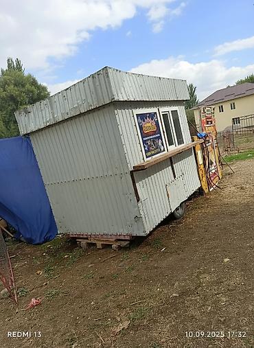 Продажа киосков, ларьков: Передвижной торговый киоск/ларёк - Металлический каркас и обшивка — 1