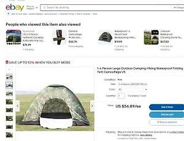 Oprema za kampovanje: Kamuflažni šator za kampovanje na otvorenom - Tip: kupolasti/dome — 5