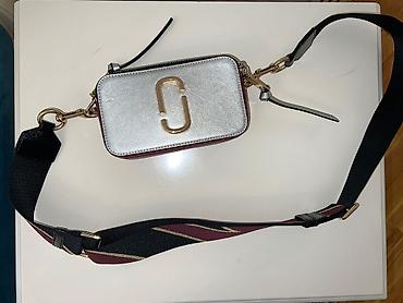 Çantalar: Marc Jacobs Snapshot çiyin çantası - Rəng və dizayn: Gümüş ön səth — 1