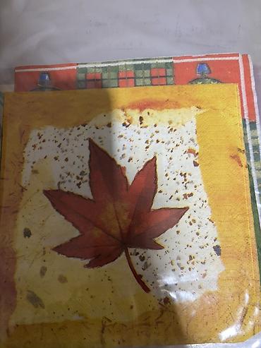 Kuhinjski tekstil: Dekorativne salvete za dekupaz razni motivi. - Set papirnih salveta — 23