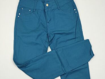 turkusowa bluzki: Spodnie materiałowe, M, stan - Dobry