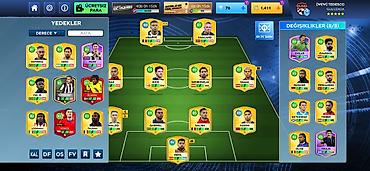 şpist it: Dream League Soccer hesabı - Hücum: Kylian Mbappé (90), Erling — 1