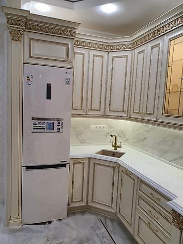 Ашкана үчүн тумбалар: Мебель на заказ кухни оценитешикарная классическая кухня нике — 4