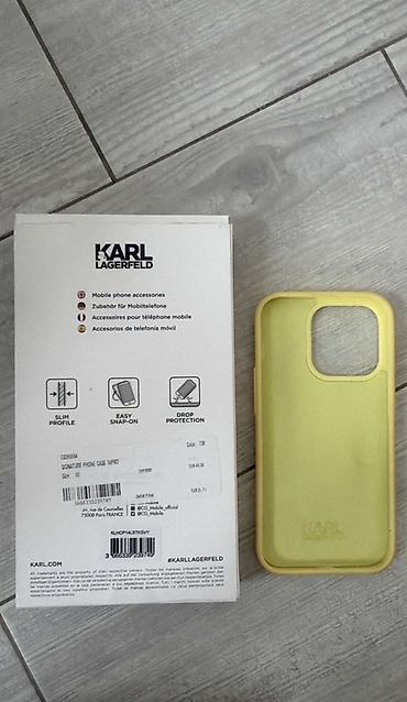 samsung tablet sa olovkom cena: Karl Lagerfeld zaštitna futrola za iPhone 14 Pro - Model: Signature — 2