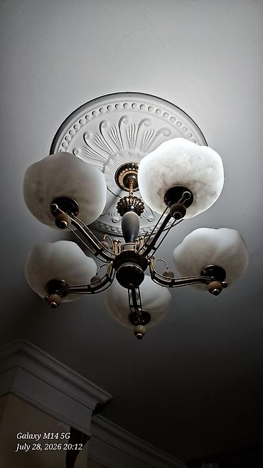 qril tava: Çılçıraq, 6 lampa, Şüşə — 1