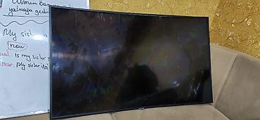 ТВ и видео: Б/у Телевизор Samsung LED экран 55" 4K (3840x2160), Самовывоз — 1