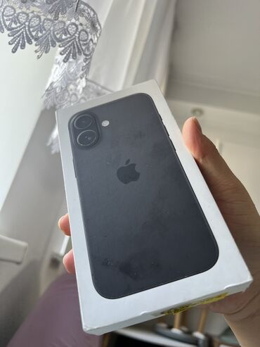 телик бу: IPhone 16, Жаңы, 128 ГБ, Black Titanium, Кабель