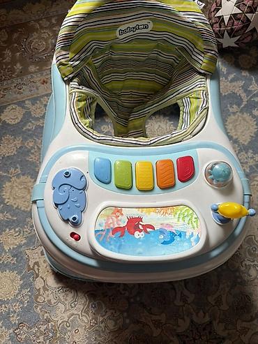 набор для купания: Детские ходунки Babyten с игровой панелью - Устойчивая П-образная — 2