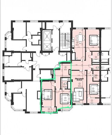 Цеха, заводы, фабрики: 2 комнаты, 52 м², Элитка, 5 этаж, ПСО (под самоотделку)