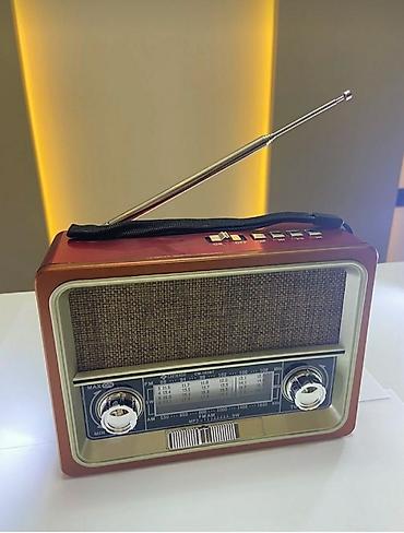 flashkart: Nostalji görünüşlü səs gücləndirici Fm radio Bluetooth USB flashkart — 8