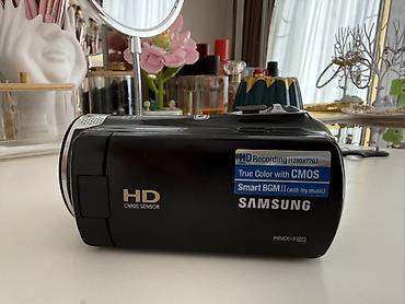 Видеокамеры: Samsung HMX-F80 video kamera - HD Recording: 1280x720 qətnamə, H.264 — 2