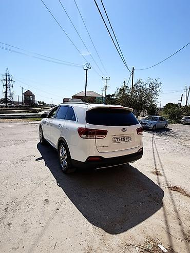 masin səkli: Kia Sorento – ağ kuzovlu, geniş və komfortlu krossover. Təcili əlim — 2