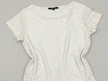 białe bluzki reserved: T-shirt, Reserved, S, stan - Dobry