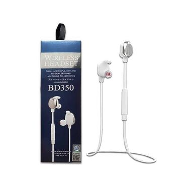 наушники для бега с микрофоном: WK Life BD350 Беспроводная Bluetooth-гарнитура / шейная повязка для