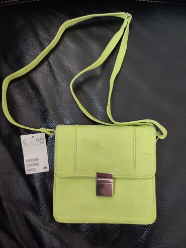 Handbags: Tašnica H&M Nova sa etiketem Prelepa moderna drečavo zelena