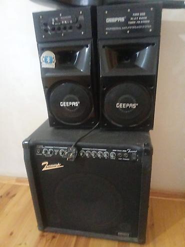 ремонт плейстейшен 5: Səs sistemi – Geepas aktiv kolonlar + ZOOMY gitar/pro səhnə — 1