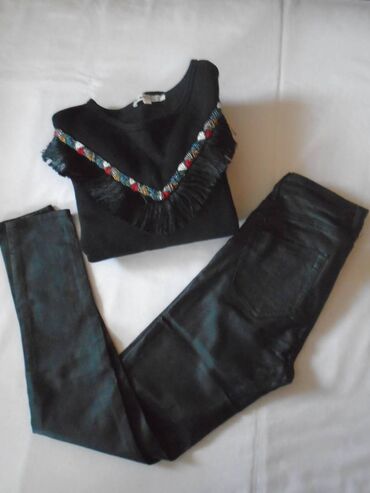 Kompleti: S (EU 36), Jednobojni, bоја - Crna — 2