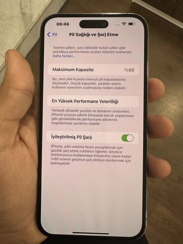 Apple iPhone: IPhone 14 Pro Max, 256 GB, Deep Purple, Zəmanət, Simsiz şarj, Face ID