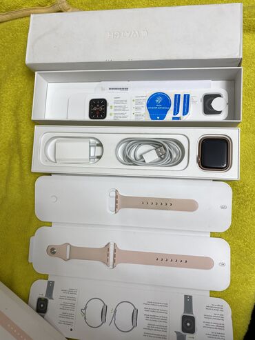 часы aple: Apple Watch 5 44 mm ( как новый ) АКБ 💯% полный комплект, (