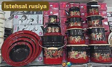 boşqa: Rusiyada istehsal olunmuş emal qab-qacaq dəsti. Məhsul — 1