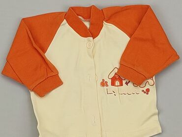 pomarańczowa bluzka: Bluza, 0-3 m, stan - Bardzo dobry