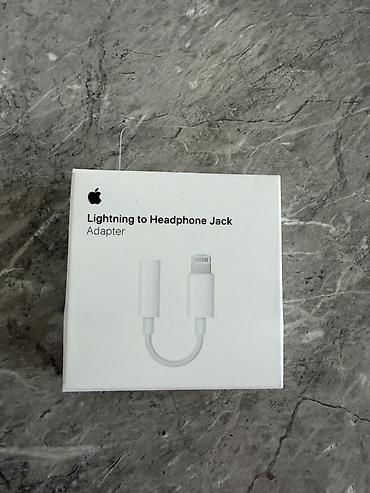 iphone 7 aux kabel: Lightning headphone keçid (perexodnik) Rəsmi Apple aksesuarı - — 1