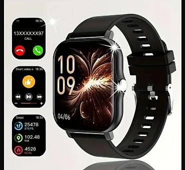 sim kartli saat: Yeni, Smart saat, Smart, Sensor ekran, rəng - Qara — 3
