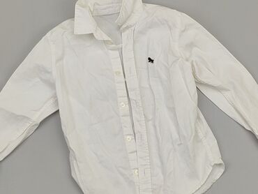 koszula do spódnicy: Koszula 4-5 lat, stan - Dobry, wzór - Jednolity kolor, kolor - Biały