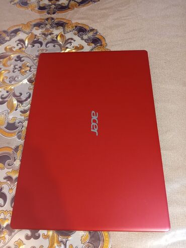 notebook satisi: Acer Aspire 3 noutbuku – qırmızı korpus Xüsusiyyətlər: - 15.6" ekran