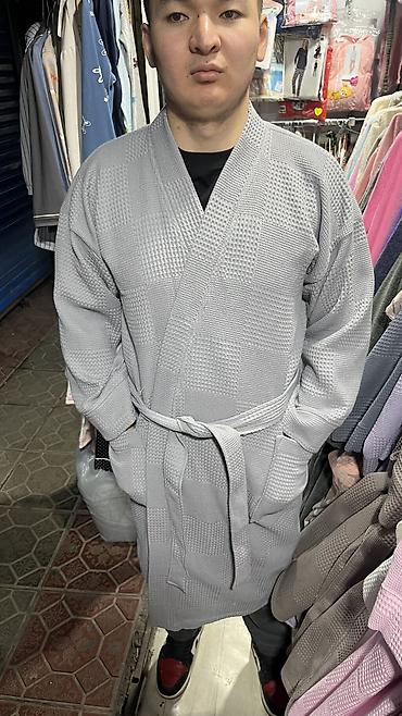 Домашние костюмы: Мужской банный халат ✨ 💯 хлопок | M L XL 2XL 3XL 4XL 0-2500 сом — 18