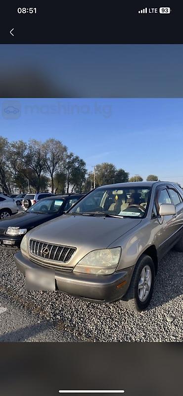 Lexus: Lexus RX: 2001 г., 3 л, Автомат, Бензин, Кроссовер — 3
