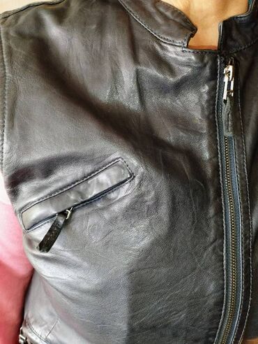 Prsluci: Massimo Dutti, L (EU 40), Koža, bоја - Crna — 12