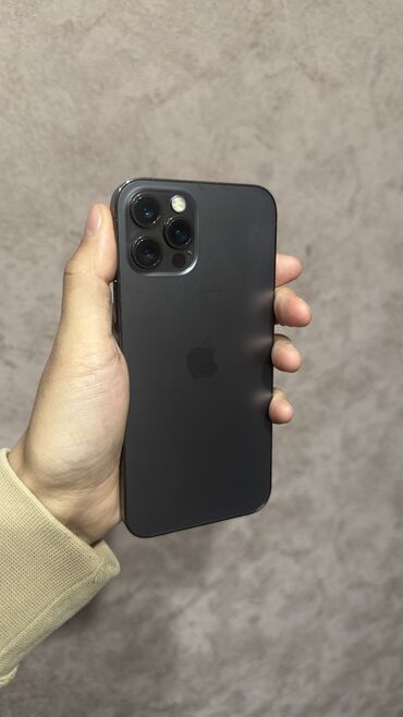 Apple iPhone: IPhone 12 Pro, Б/у, 128 ГБ, Space Gray, Чехол, Кабель, 80 %