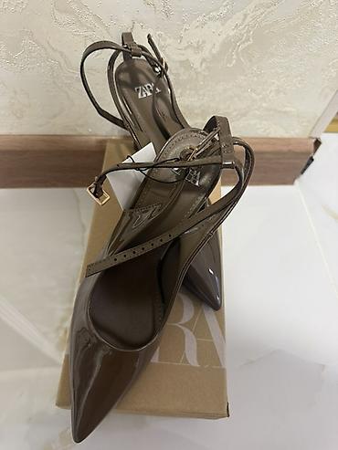 Tuflilər: Tuflilər, Zara, Ölçü: 38, rəng - Qəhvəyi, Yeni — 7