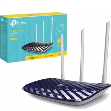 Modemlər və şəbəkə avadanlıqları: Tam yeni modem modem şəbəkəsi. Tp-link AC750. 5C dəstəyi