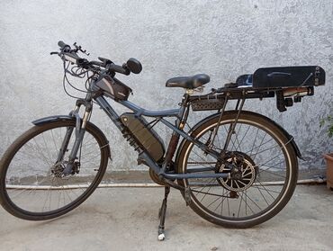 velasipedlər: İşlənmiş Elektrik velosipedi Stark, 28", sürətlərin sayı: 7, 500-750 Vt, Ünvandan götürmə