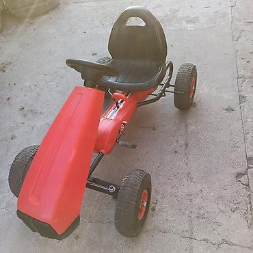 gokart pro: Педальный карт для детей - Привод: педальный, цепная передача - Руль — 1