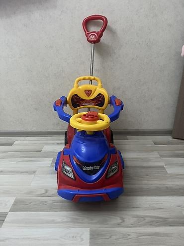 sari batinka: Uşaq üçüntəkərli itələmə maşını – Magic Car heç bir problemi yoxdu 2 — 1