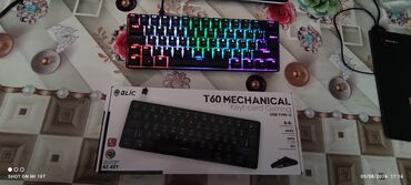 klaviatura qiymətləri: Marka: Blic Model: T60 Mechanical Keyboard Gaming USB Type-C 62 ədəd