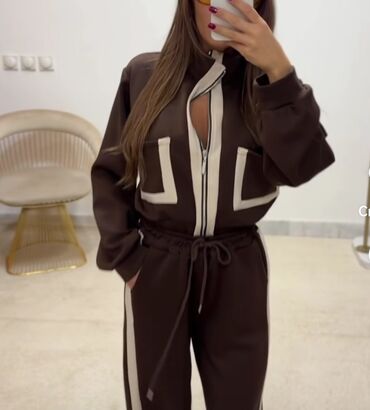 Gornji i donji deo: One size, Prugasti, bоја - Braon — 3