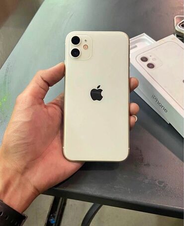 купить айфон 11 в баку: IPhone 11, 128 GB, Ağ, Zəmanət, Face ID, Sənədlərlə